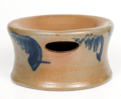 2 Gal. Stoneware Spittoon attrib. David Parr, Jr. / Keesee & Parr, Richmond, VA