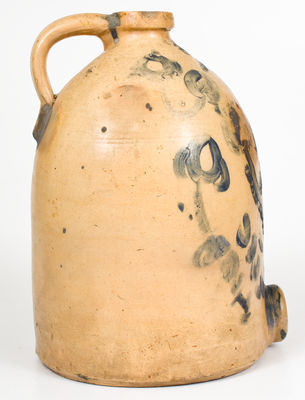 Rare M. C. WEBSTER & SON / HARTFORD Stoneware Water Cooler w/ Elaborate Decoration