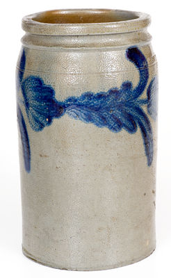 H. C. SMITH / ALEXA. / D.C.  (Alexandria, VA) Stoneware Jar with Floral Decoration