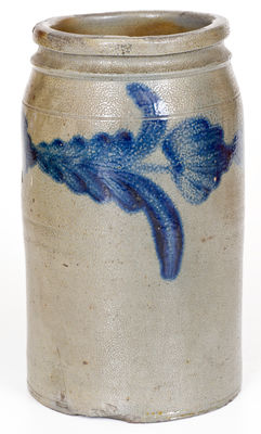 H. C. SMITH / ALEXA. / D.C.  (Alexandria, VA) Stoneware Jar with Floral Decoration