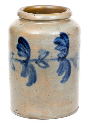 1/2 Gal. attrib. Henry Remmey, Philadelphia Stoneware Jar