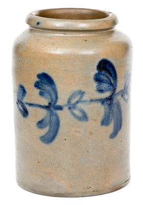 1/2 Gal. attrib. Henry Remmey, Philadelphia Stoneware Jar