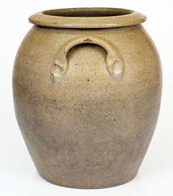 Rare J.A.C. (John A. Craven, Randolph County, NC) 3 Gal. Stoneware Jar