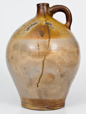 2 Gal. BOSTON Stoneware Jug with Double Iron-Oxide Dip