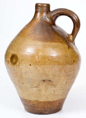 Ovoid CHARLESTOWN Stoneware Jug w/ Double Iron-Oxide Dip