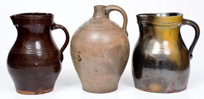 Lot of Three: Three Pieces of Utilitarian American Stoneware