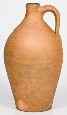 Quart-Sized Stoneware Jug, attributed to Edward Webster, Fayetteville, NC, circa 1820