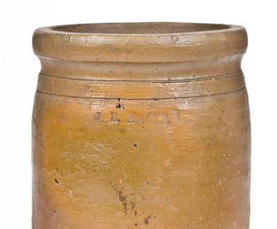 Rare J. B. MAGEE, Abingdon, Virginia, Stoneware Jar