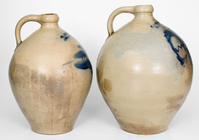 Lot of Two: P. MUGLER & CO. / BUFFALO, NY Ovoid Stoneware Jugs