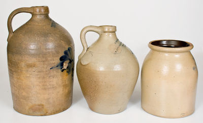 Lot of Three: New York State Advertising Jugs