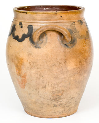 2 Gal. C. CROLIUS / MANUFACTURER / MANHATTAN-WELLS / NEW-YORK Stoneware Jar