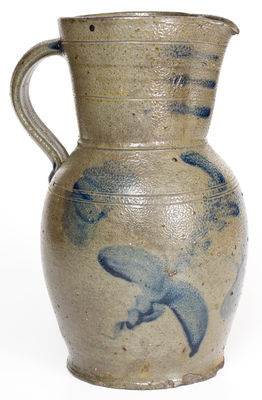 Fine 1 1/2 Gal. J. M. HICKERSON / STRASBURG, VA Stoneware Pitcher