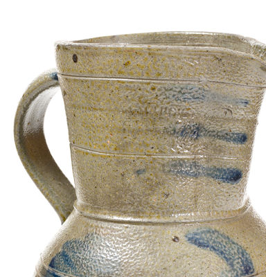 Fine 1 1/2 Gal. J. M. HICKERSON / STRASBURG, VA Stoneware Pitcher