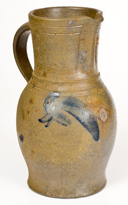 Half-Gallon Stoneware Pitcher attrib. J.M. Hickerson