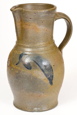 Half-Gallon Stoneware Pitcher attrib. J.M. Hickerson