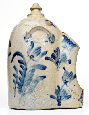 Exceptional 2 Gal. Stoneware Chick Waterer, attrib. Richard C. Remmey, Philadelphia, PA