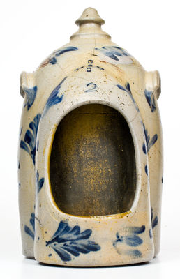 Exceptional 2 Gal. Stoneware Chick Waterer, attrib. Richard C. Remmey, Philadelphia, PA