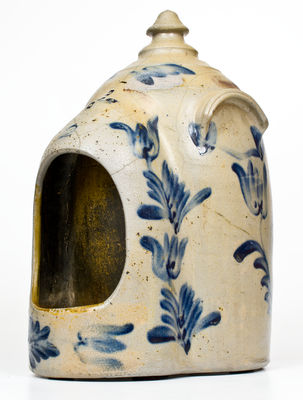 Exceptional 2 Gal. Stoneware Chick Waterer, attrib. Richard C. Remmey, Philadelphia, PA