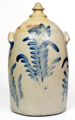 Exceptional 2 Gal. Stoneware Chick Waterer, attrib. Richard C. Remmey, Philadelphia, PA