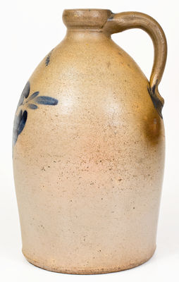 1 Gal. H. B. PFALTZGRAFF / YORK, PA Stoneware Jug with Floral Decoration