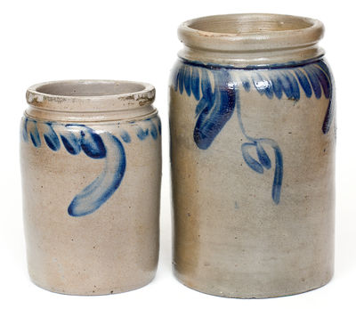Lot of Two: Mid-Atlantic Stoneware Jars