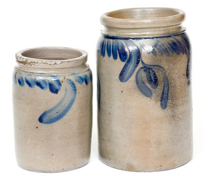 Lot of Two: Mid-Atlantic Stoneware Jars