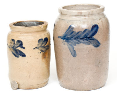 Lot of Two: Remmey (Philadelphia, PA) Stoneware Jars