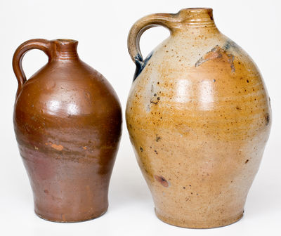 Lot of Two: SWAN & STATES / STONINGTON, CT Stoneware Jugs