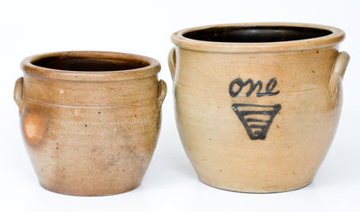 Lot of Two: New Jersey Stoneware Jars