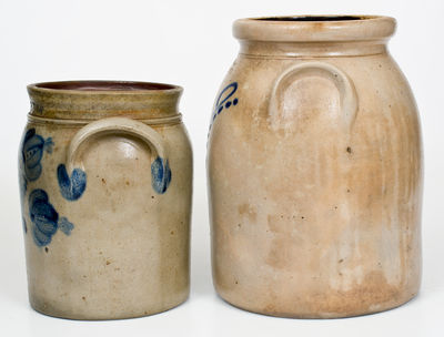 Lot of Two: Stoneware Jars Marked PENN YAN and F. B. NORTON & CO. / WORCESTER, MASS.
