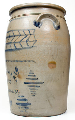 Fine 16 Gal. R. T. WILLIAMS / NEW GENEVA, PA Stoneware Jar