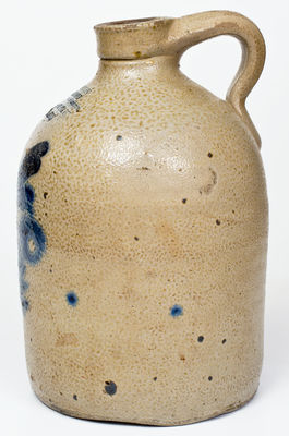 Canadian Stoneware Jug with QUEBEC Advertising