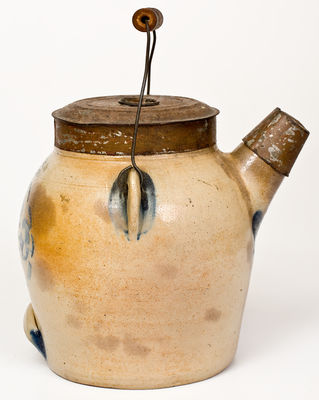 1 Gal. F. H. COWDEN / HARRISBURG Stoneware Batter Pail w/ Stenciled Decoration