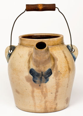 1 Gal. F. H. COWDEN / HARRISBURG Stoneware Batter Pail w/ Stenciled Decoration