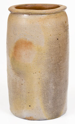 Rare I. THOMAS, Maysville, KY Stoneware Jar, circa 1840
