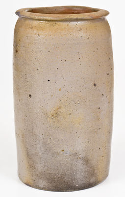Rare I. THOMAS, Maysville, KY Stoneware Jar, circa 1840