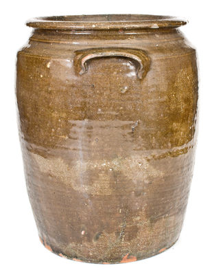Large-Sized North Carolina Alkaline-Glazed Stoneware Jar, circa 1930