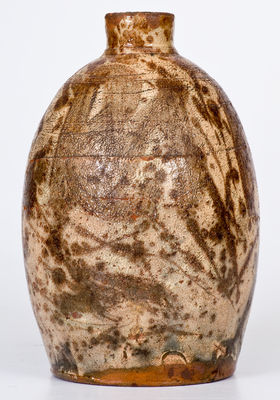 Rare Slip-Decorated Redware Jug, Inscribed