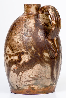 Rare Slip-Decorated Redware Jug, Inscribed