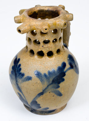 Exceedingly Rare Richard Remmey, Philadelphia, Stoneware Puzzle Mug