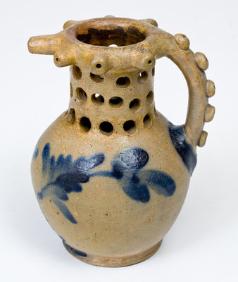 Exceedingly Rare Richard Remmey, Philadelphia, Stoneware Puzzle Mug