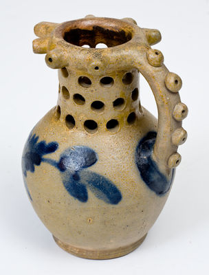 Exceedingly Rare Richard Remmey, Philadelphia, Stoneware Puzzle Mug