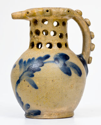 Exceedingly Rare Richard Remmey, Philadelphia, Stoneware Puzzle Mug