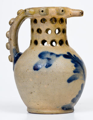 Exceedingly Rare Richard Remmey, Philadelphia, Stoneware Puzzle Mug