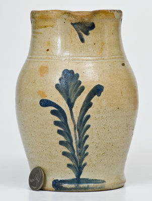 One-Quart Stoneware Pitcher att. Richard Remmey, Philadelphia