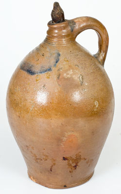 C. CROLIUS / MANUFACTURER / MANHATTAN-WELLS / NEW-YORK Stoneware Jug