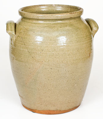 Upstate South Carolina Alkaline-Glazed Stoneware Jar, possibly Rich Williams, Greenville County
