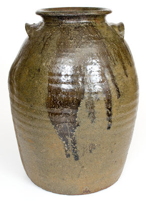 Upstate South Carolina Alkaline-Glazed Stoneware Jar, possibly S.C. Dickson, Greenville County