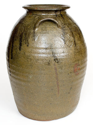 Upstate South Carolina Alkaline-Glazed Stoneware Jar, possibly S.C. Dickson, Greenville County