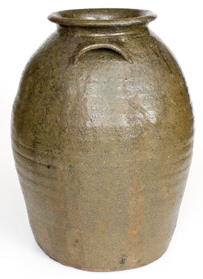 Upstate South Carolina Alkaline-Glazed Stoneware Jar, possibly S.C. Dickson, Greenville County